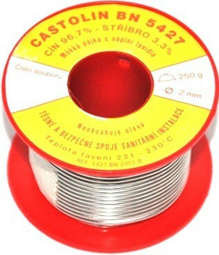 Castolin BN5427 Sn-Ag3,5 - pr. 2,0/250g